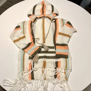 Knit poncho/cover up